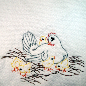 Vintage Chicken Romance