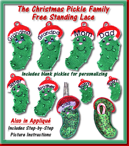Christmas Pickle Family - Click Image to Close