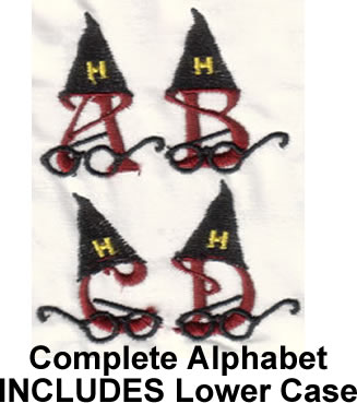 HP Wizard Alphabet - Click Image to Close