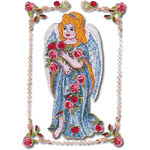 Victorian Frame Angel Greetings P1