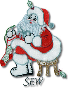 Vintage DOW Santa