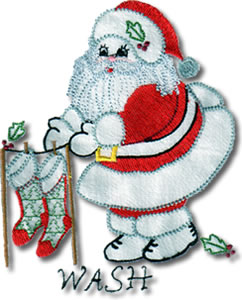 Vintage DOW Santa