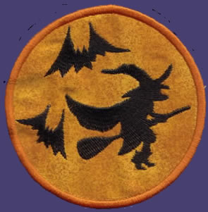 Scary Halloween Applique