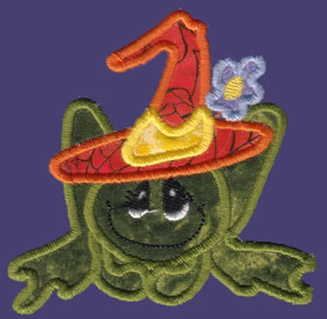 Scary Halloween Applique