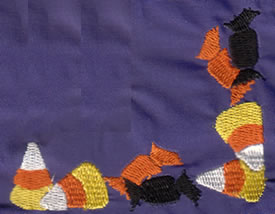 Scary Halloween Applique