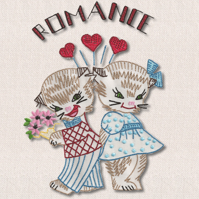 Vintage Kitten Romance